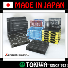 Variedade de paletes com alta qualidade e peso leve pela Gifu Plastic Industry. Feito no Japão (palete de plástico reforçado com aço)
